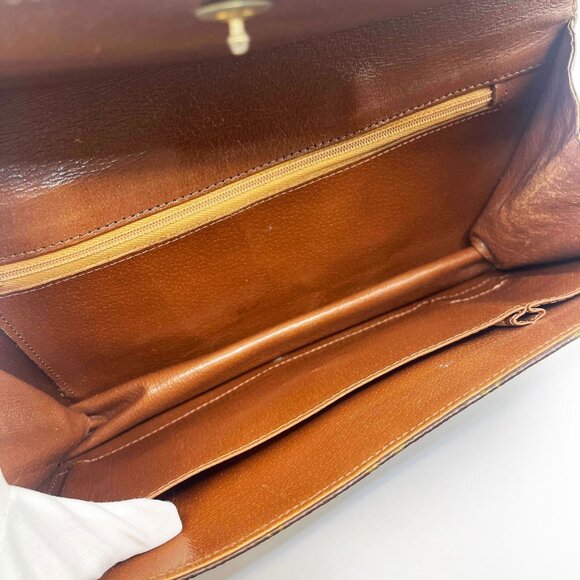 Louis Vuitton Monogram Clutch Pochette Dame GM Purse Vintage 1983 - Picture 13 of 15